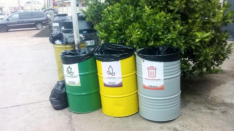 Presidencia da inicio a la cultura de separación de basura