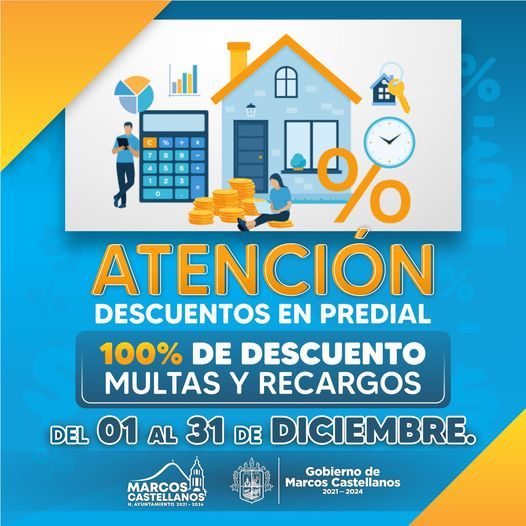 DESCUENTO EN MULTAS Y RECARGOS DE PREDIAL